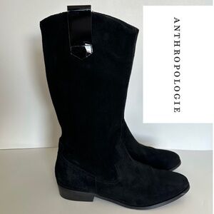 Anthropologie elysses woman’s  tall velvet boots